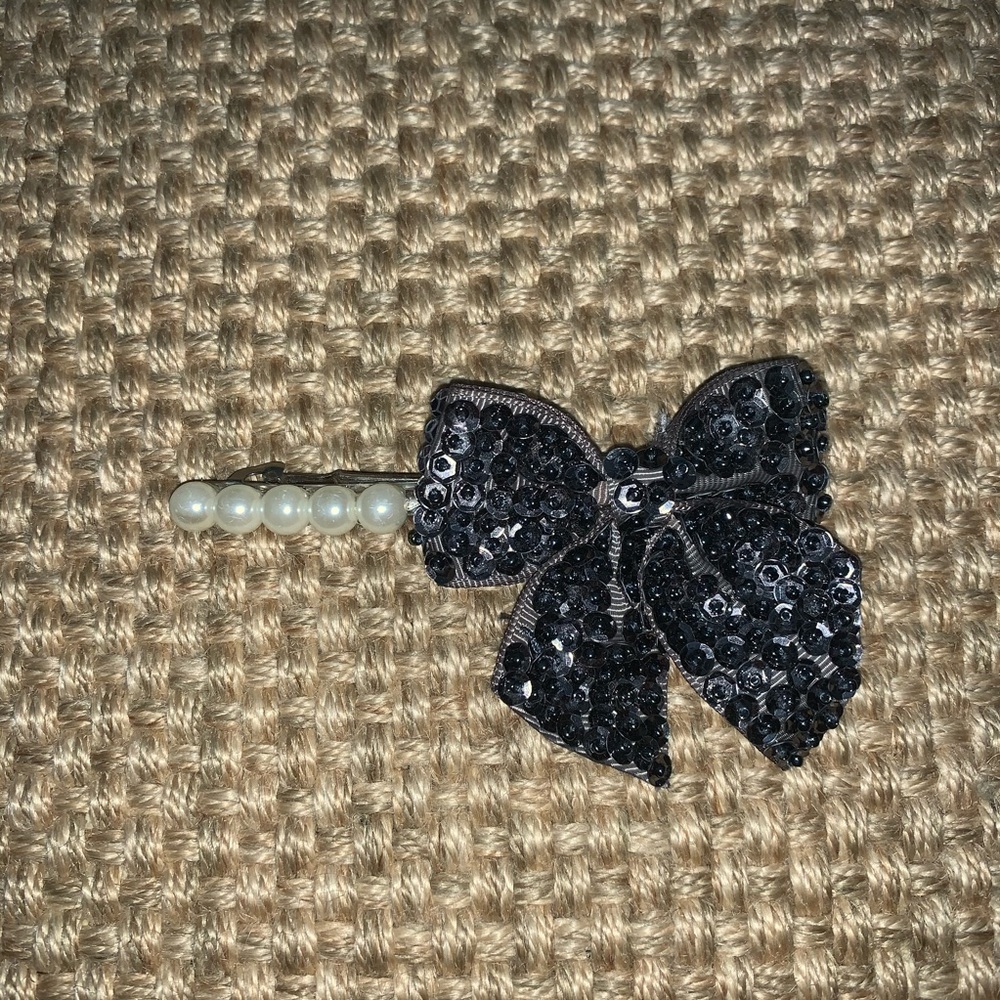 HANDMADE Korean Hair Bow with Pearls